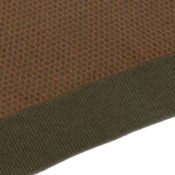Square-Jacquard Merino Wool And Cashmere Turtleneck Sweater - 1 Ply Ca