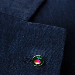 Sterling Silver Buttonhole Jewelry "Pea-Pin"