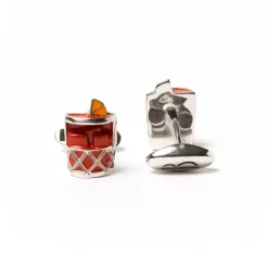 Sterling Silver Cufflink "Negroni" - Pure Handwork