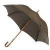 Stick Umbrella "Lord" With Polished Chestnut Wood Handle - Purely Hand