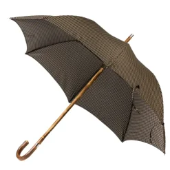 Stick Umbrella "Lord" With Polished Chestnut Wood Handle - Purely Hand