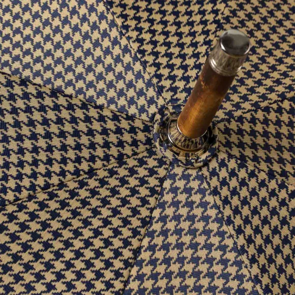 Stick Umbrella "Lord" With Polished Chestnut Wood Handle - Purely Hand