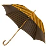 Striped Cane Umbrella "Lord" With Handle In Ash Wood Nature - Purely H