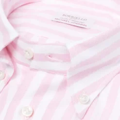 Striped Pure Cotton Sports Shirt "New Ivy-League" - Linea Passion