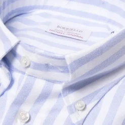 Striped Pure Cotton Sports Shirt "New Ivy-League" - Linea Passion