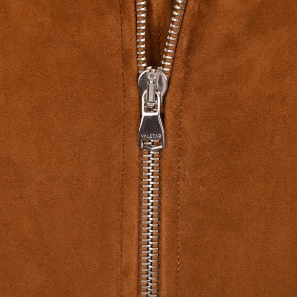 Suede Leather Jacket "Aviatore" - Lamb Suede