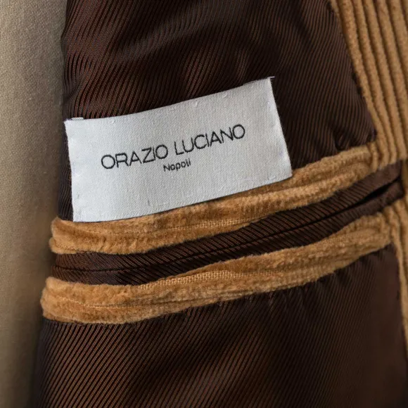 Suit "Bombato Montagne" Made Of Cotton Corduroy - Pure Handwork