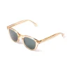 Sunglasses "Donegal Champagne" With Green Lenses - Handmade
