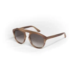 Sunglasses In Matte Tortoise "Grand Tour"