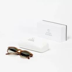 Sunglasses In Olive Amber "Noblesse Oblige"