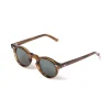 Sunglasses "World Earth Bio" With Green Lenses - Handmade