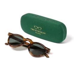 Sunglasses "World Earth Bio" With Green Lenses - Handmade
