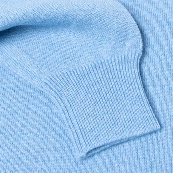 Sweater "Leven Vee" Made Of Geloong Lambswool - 2 Ply
