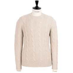 Sweater "Olimpico" In Pure Cariaggi Cashmere - Handmade