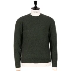 Sweater "Val Pusteria" In Pure Cashmere - Duvet Melange