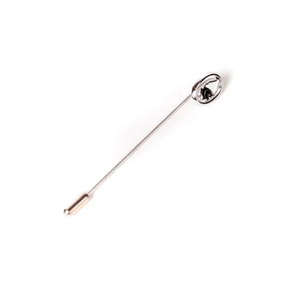Tie Pin "Pulcinella" Made Of Sterling Silver - Handcrafted
