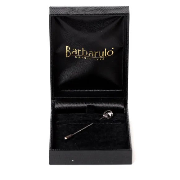 Tie Pin "Pulcinella" Made Of Sterling Silver - Handcrafted