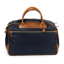 Travel Bag "Vacation I" Made Of Felisi Nylon And Saddle Leather