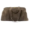 Travel Bag "Velden" Brown Goatskin - Handmade