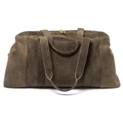 Travel Bag "Velden" Brown Goatskin - Handmade