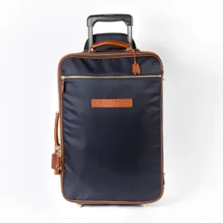 Trolley "Carry On" Made Of Felisi Nylon And Saddle Leather