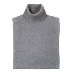 Turtleneck Jumper Made Of Merino Wool And Cashmere - 1 Ply Cashmere Bl