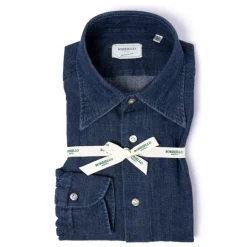 Vintage Prewashed Sports Shirt Made Of Japanese Cotton Den