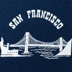 Wild Donkey X Mj: Sweatshirt With Vintage Print "San Francisco&Qu