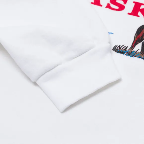 Wild Donkey X Mj: Vintage Print "Animals" Cotton Mix Sweatshirt