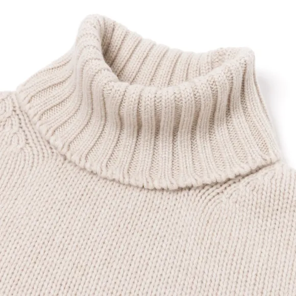 William Lockie Exclusive X Mj: "Gentry Rollneck" Turtleneck Sweater In