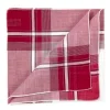 Wine Red Handkerchief "Positano" Made From Pure Cotton