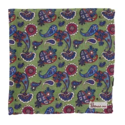 Wool And Silk Pocket Square "Vintage 54